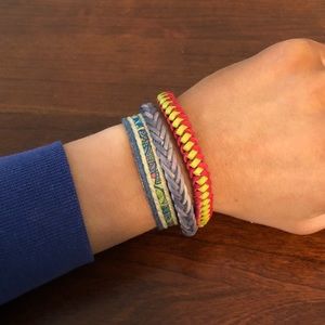 Set of 3 Assorted Colorful Bracelets
